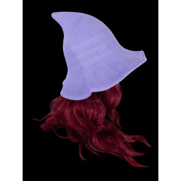 Lavender Woven Wool Blend Witch Hat - Adult Ritual & Everyday Wear - New - Picture 7 of 9